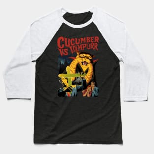 Cucumber vs Vampur Baseball T-Shirt